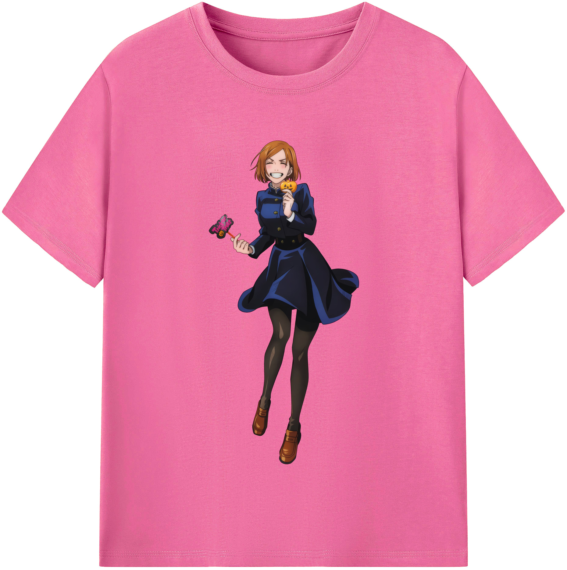 （画像用） 呪術廻戦 Jujutsu Kaisen レディースカジュアルプリントTシャツ（綿100％）
